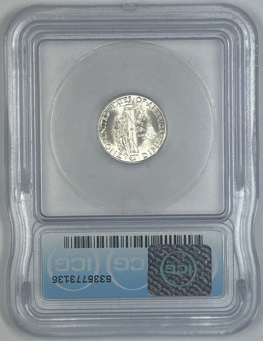 1944-S Mercury Silver Dime 10c Coin ICG MS 64 (54) C