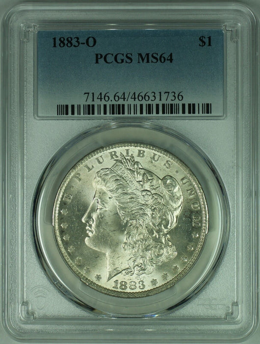 1883-O Morgan Silver Dollar Coin  PCGS MS-64   (34A)