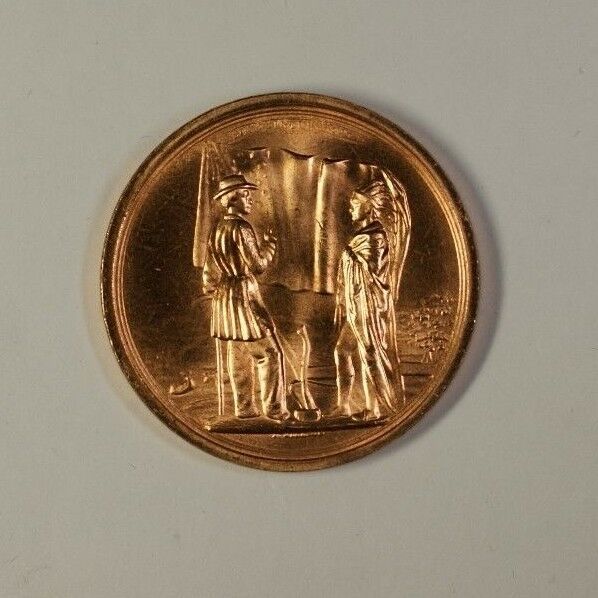 James Buchanan Presidential "Peace Medal" 1851 In Green Presentation Case