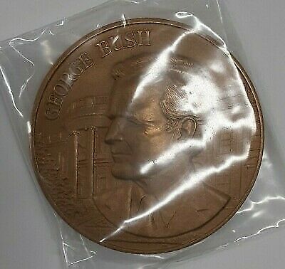 US Mint George Bush (41) Presidential High Relief Bronze Inaugural Medal