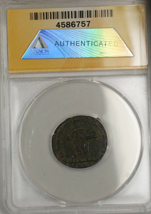 383-408 AD Roman Arcadius Nicomedia Mint Bronze Ancient Coin AE ANACS EF 40