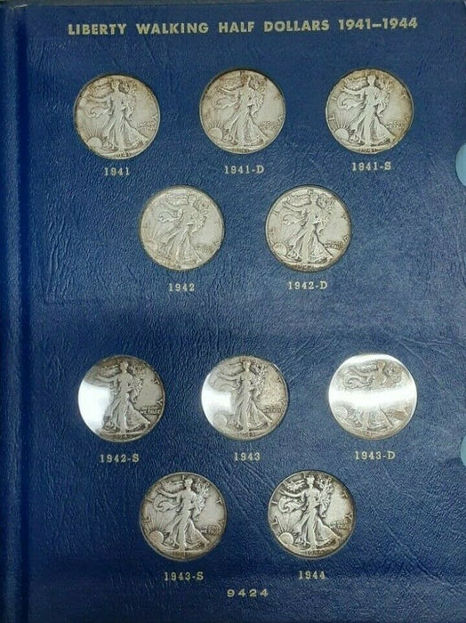 Near Complete Collection/Walking Liberty Half Dollars 1916-47 PDS (No 21-D)