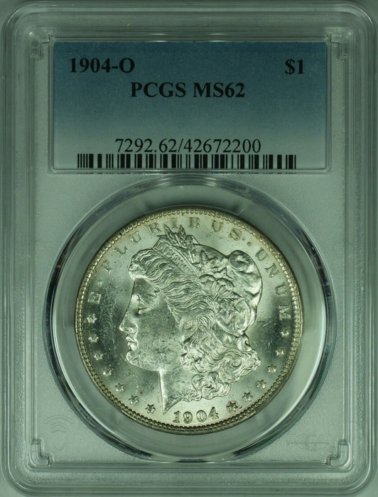 1904-O Morgan Silver Dollar Coin $1 PCGS MS-62 (37)