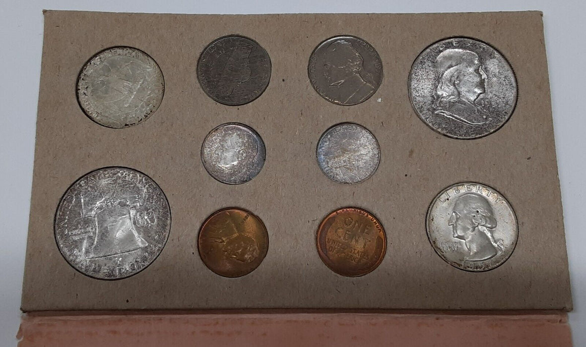 1957 P&D UNC Set in OGP - Uncirculated w/Toning - 20 UNC Coins Total