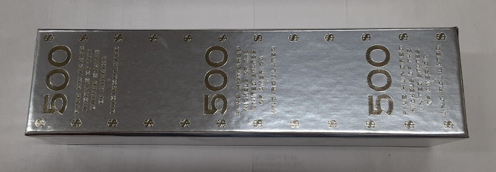 2005-D Jefferson Nickel BU Rolls Bison -Twenty 25 Coin Rolls/500 Coins in Box