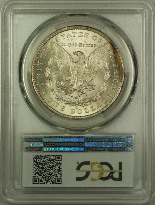 1885-O Morgan Silver Dollar $1 Coin PCGS MS-63 Lightly Toned (5i)