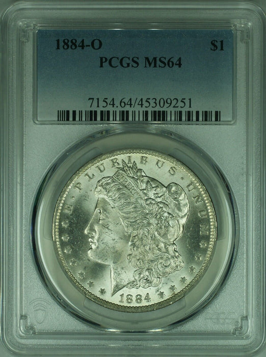 1884-O Morgan Silver Dollar S$1 PCGS MS-64  (40)