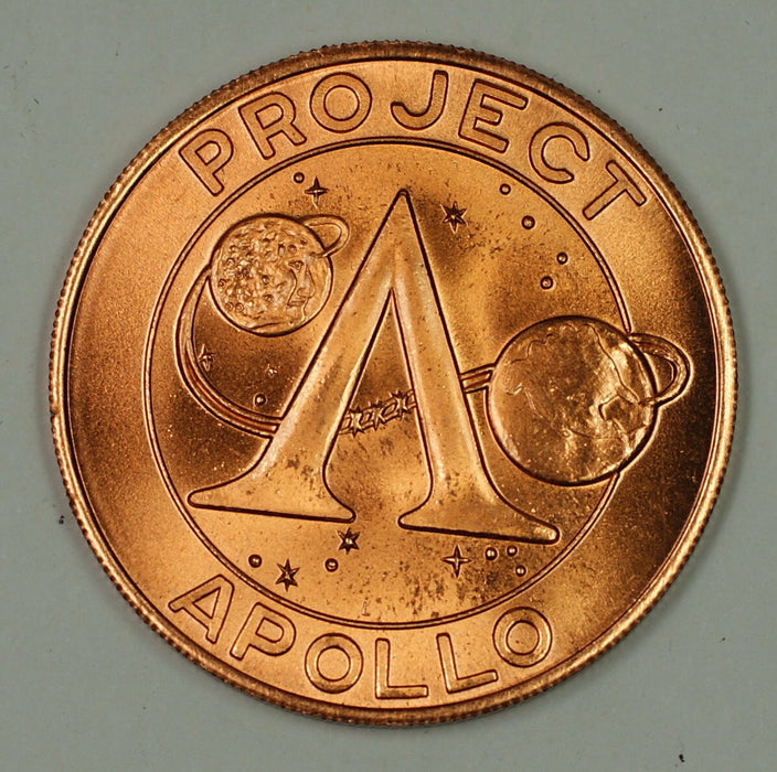 Apollo XI 11 "Project Apollo" Commemorative Bronze Colored Space Medal