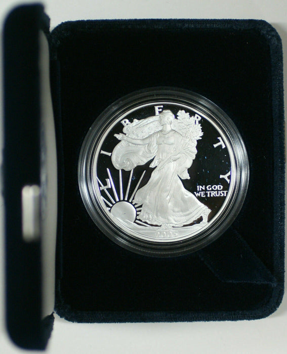 2005-W American Eagle 1 oz Silver Proof Coin with OGP and COA