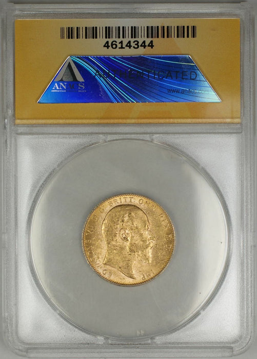 1909-P Australia Sovereign Gold Coin ANACS MS-61 (P AMT)
