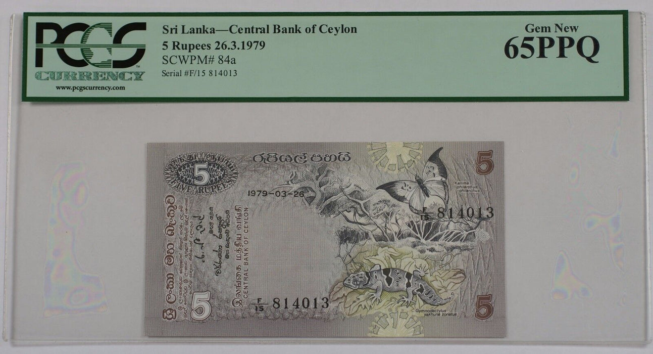 1941-49 Ceylon-Gov't of Ceylon 1 Rupee Note SCWPM#34 Legacy Ch Abt New 58 PPQ