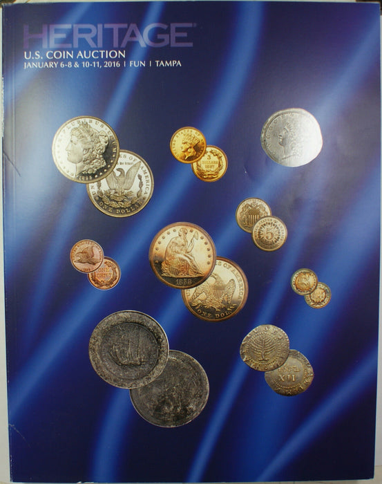 January 6-8 & 10-11 2016 U.S. Coin Auction #1231 Catalog Heritage(A172)