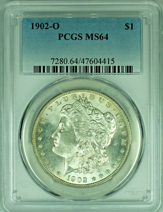 1902-O Morgan Silver Dollar $1 Coin PCGS MS 64 (48)