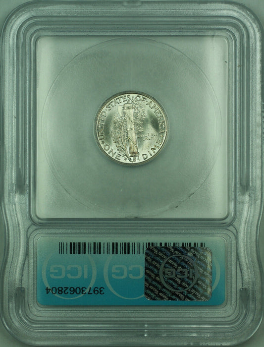 1940-S Mercury Silver Dime 10c Coin ICG MS-65 (A)