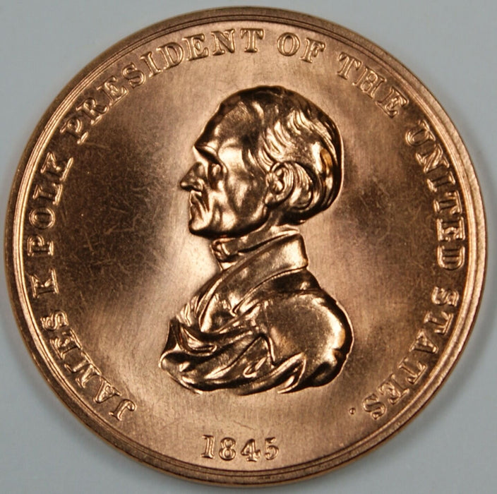 James K. Polk Indian Peace Medal- U.S. Mint Small Size Medal