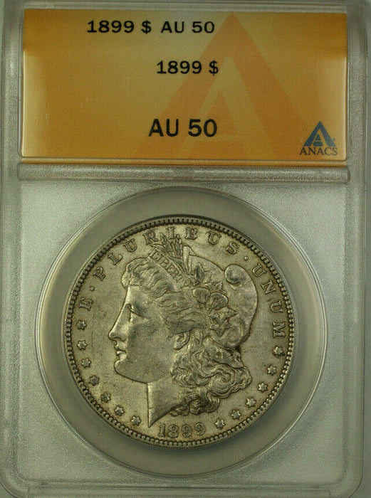 1899 Morgan Silver Dollar $1 ANACS AU 50 (BCX)