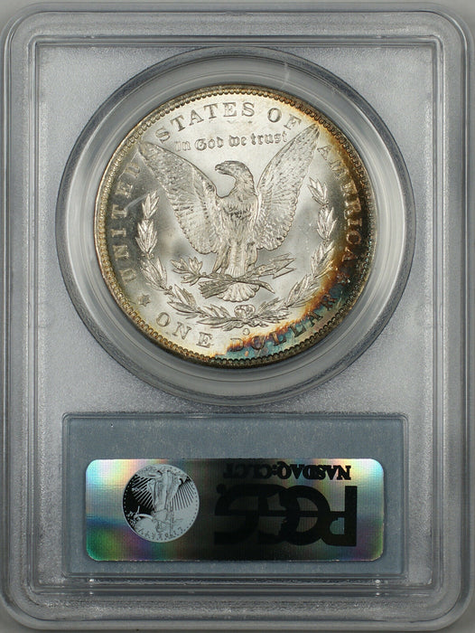 1899-O Morgan Silver Dollar $1 Coin PCGS MS-63 Rim Toned (BR-24 D)