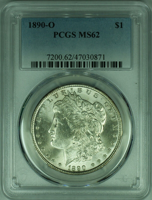 1890-O Morgan Silver Dollar Coin  PCGS MS-62   (39)