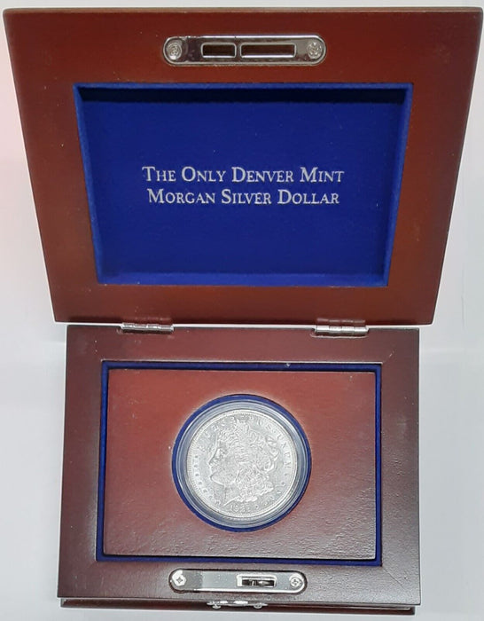 1921-D Morgan Silver Dollar/The Only Denver Mint Morgan $1 in Capsule & Case