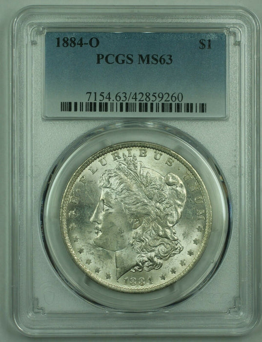 1884-O Morgan Silver Dollar S$1 PCGS MS-63 (38)