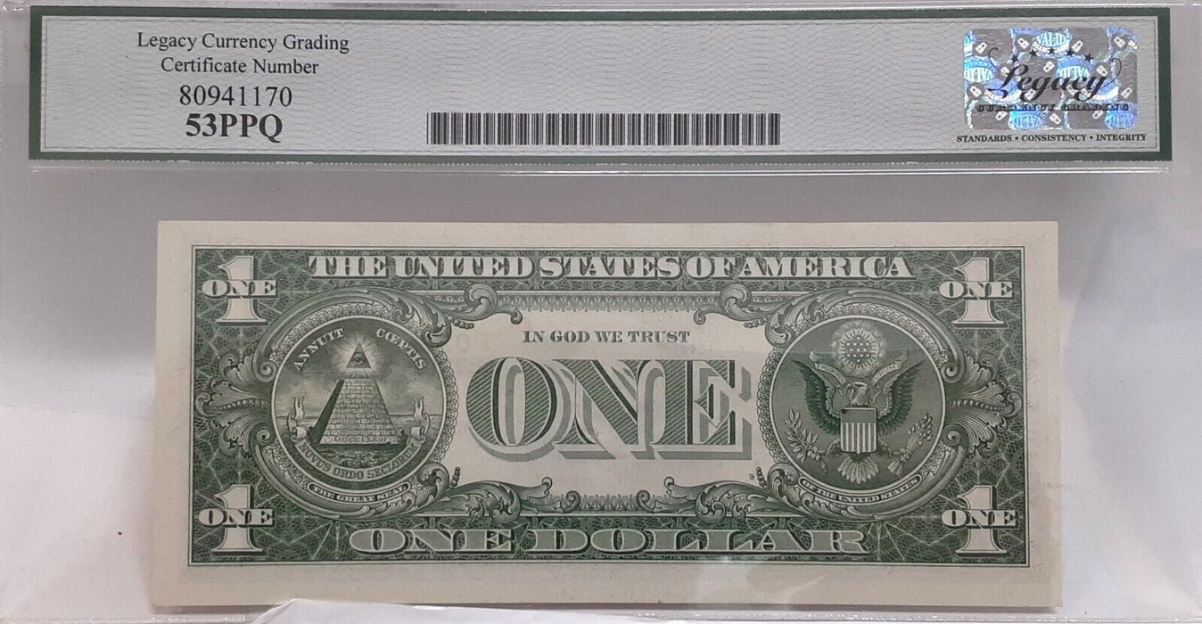 1957 $1 *STAR* Silver Certificate *-A Block Fr#1619*  Legacy About New 53PPQ
