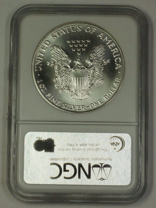 1992 American Silver Eagle ASE Dollar $1 Coin NGC MS-69 Nearly Perfect GEM