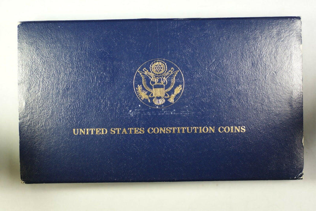 1987 U.S. Mint Constitution $5 Gold Proof Commemorative Coin With Box & COA OGP