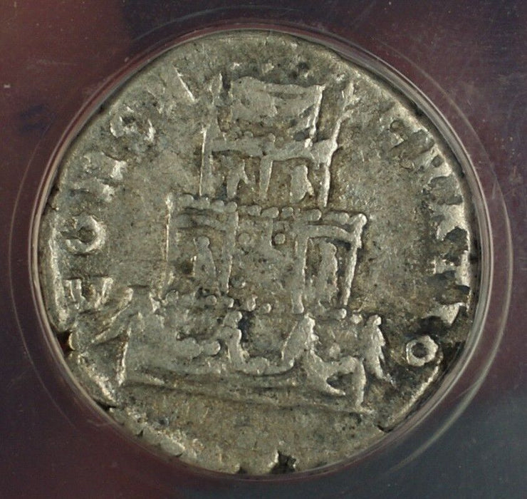 AD 180 Ancient Roman Silver Coin Commodus For M Aurelius ANACS VF-25 AKR