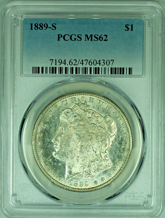 1889-S Morgan Silver Dollar Semi-Proof Like PCGS MS 62 47