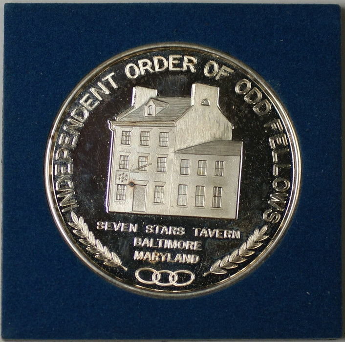 1969 Silver IOOF Thomas Wildey Sesqui-Centennial Seven Stars Tavern Coin Token