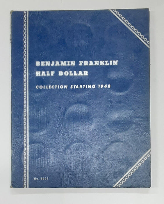 Vintage Whitman Folder Franklin Half Dollar Starting 1948 #9032