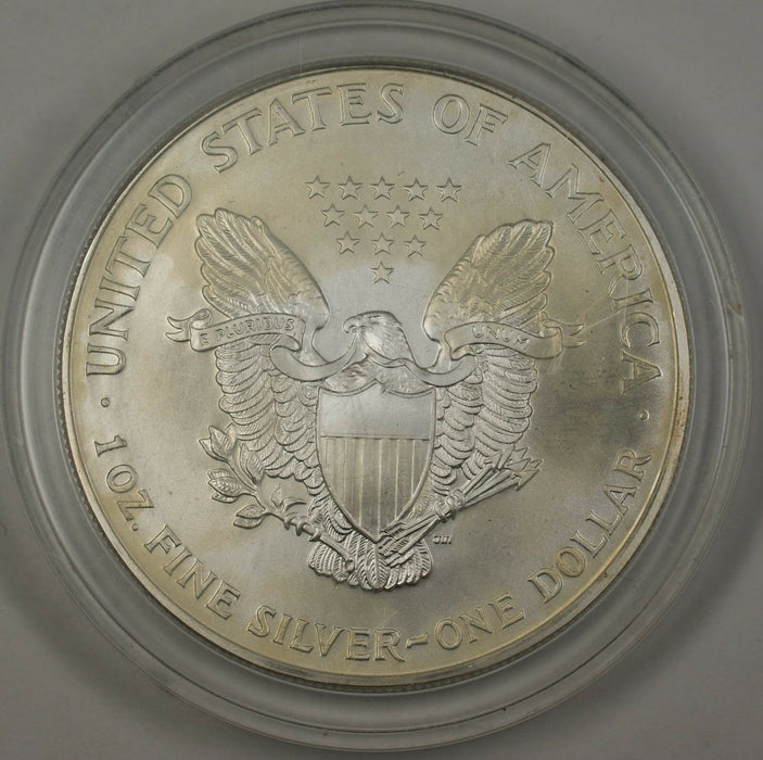 2000 American Silver Eagle (ASE) .999 UNC Beautifully Colorized Coin on Obverse