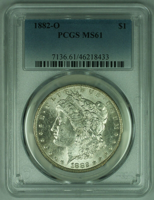 1882-O Morgan Silver Dollar  PCGS MS-61   (25)