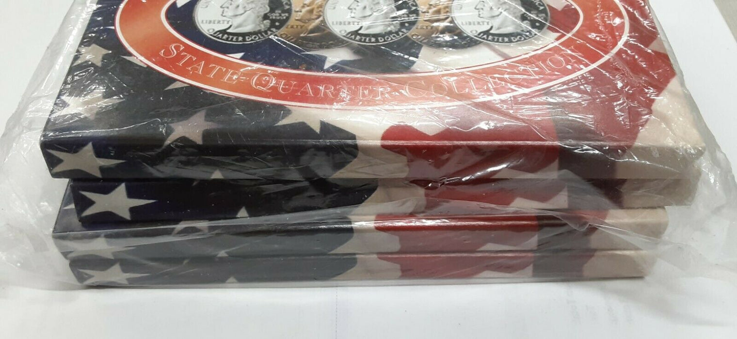 2002 State Quarters Set 20 Coins Total in Cases-Includes P & D/Gold&Plat Plated