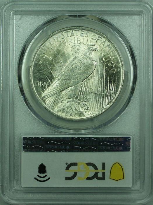 1923 Peace Silver Dollar $1 Coin PCGS MS 62 (48) G