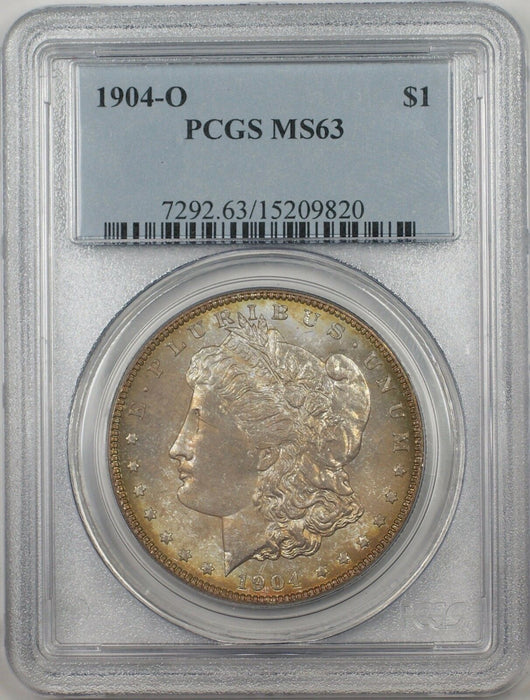 1904-O Morgan Silver Dollar $1 Coin PCGS MS-63 Better Coin (BR-26 E)