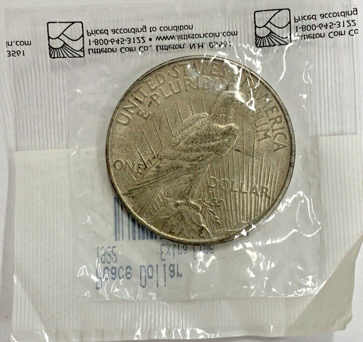 1922 Peace Silver Dollar XF/EF Littleton Coin
