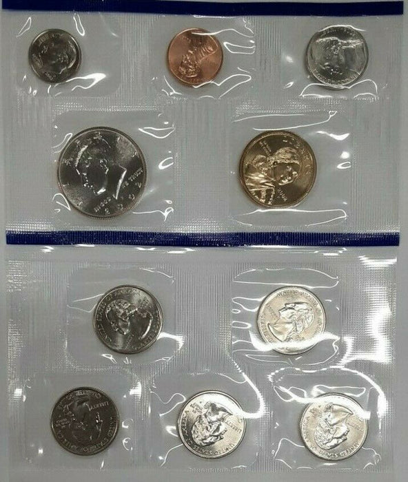 2002 P&D United States 20 Coin BU Mint Set as Issued In OGP W/ Envelope & COA