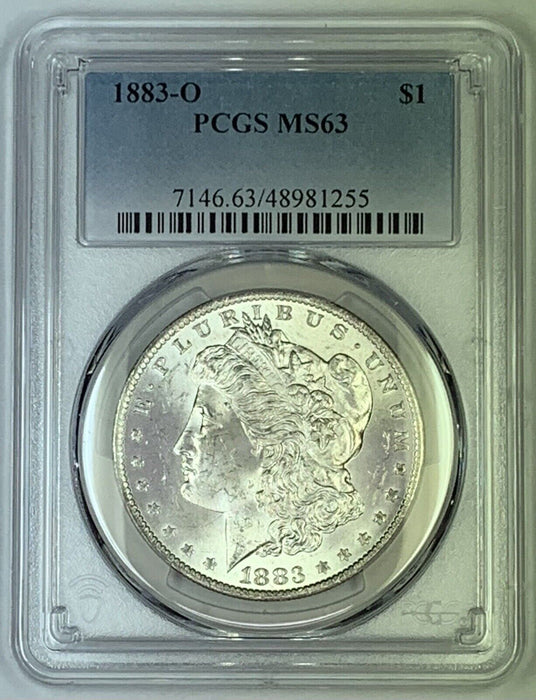 1883-O Morgan Silver $1 Dollar Coin PCGS MS 63 (7) B