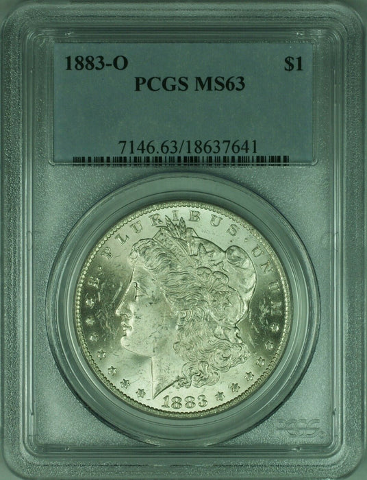 1883-O Morgan Silver Dollar Coin $1 PCGS MS63 (32 N)