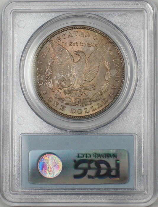 1896 Morgan Silver Dollar $1 Coin PCGS MS-63 Toned (BR-23G)