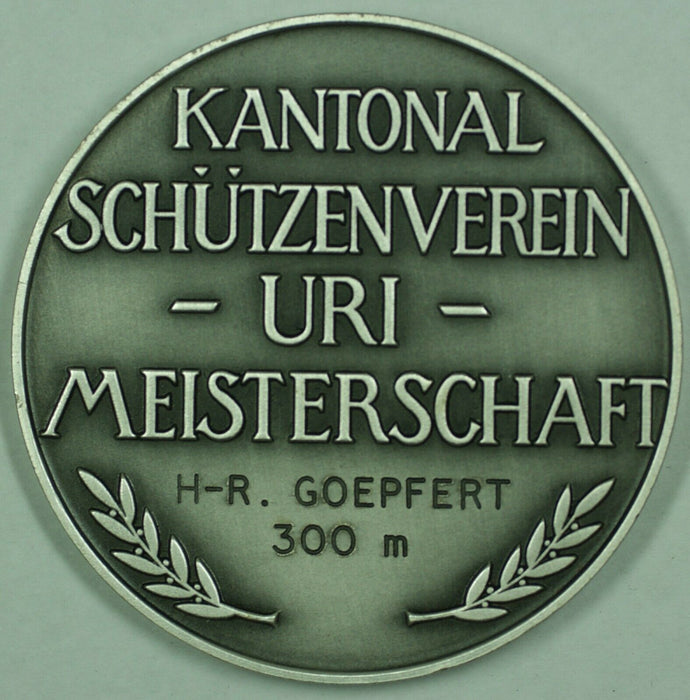 ND Switzerland Silver Swiss Shooting Medal R1536Aa in Original Case