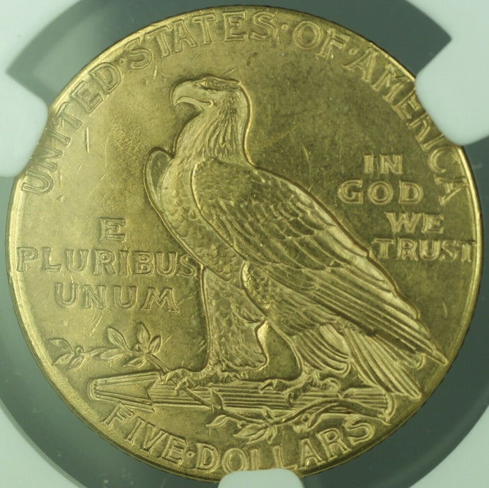 1929 Indian Half Eagle $5 Gold Coin NGC UNC Details BU (KD)