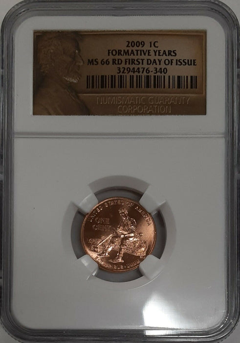 2009 Formative Years Lincoln Cent 1c NGC MS-66 RD 1st Day Of Issue