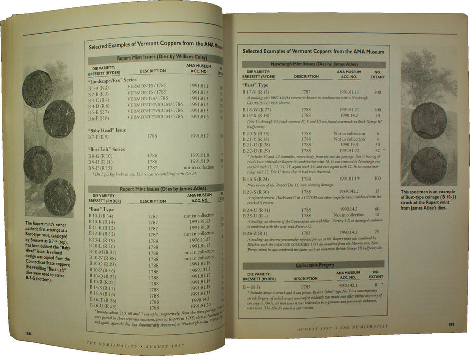 August 1997 The Numismatist Magazine Vol.110 Num.8 (EW)