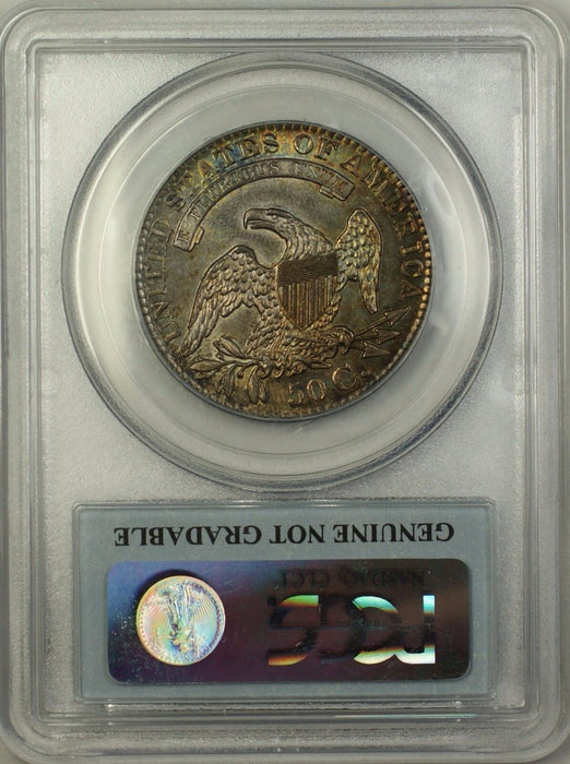 1829 Capped Bust Silver Half Dollar Coin PCGS Genuine (Choice BU Well Struck) TW