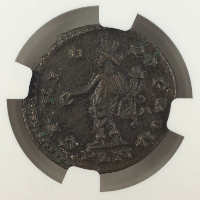 AD 308-324 Roman BI Reduced Nummus Coin Licinius I London Mint NGC Ch XF AKR