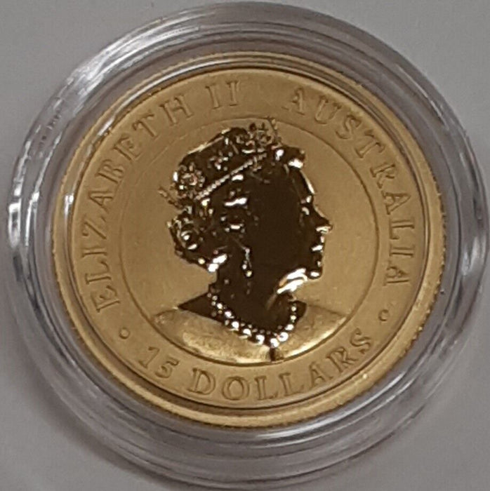 2020-P Australia Kangaroo $15 Gold Coin BU in Capsule