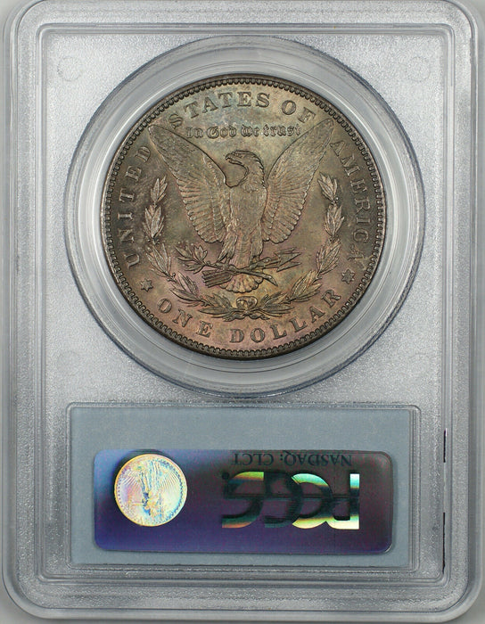 1889 Morgan Silver Dollar $1 Coin PCGS MS-63 Toned (BR-22 P)