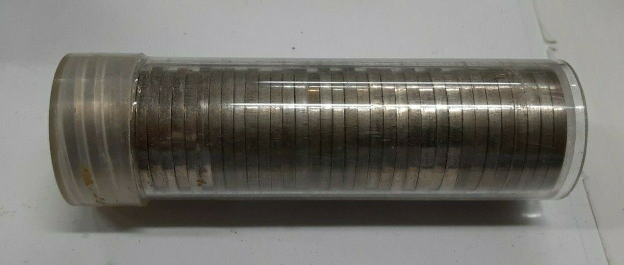 1957 Proof Jefferson Nickel - Roll of 40 Gem Proof Coins in Tube